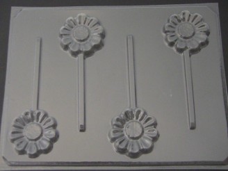 525 Daisy Chocolate or Hard Candy Lollipop Mold